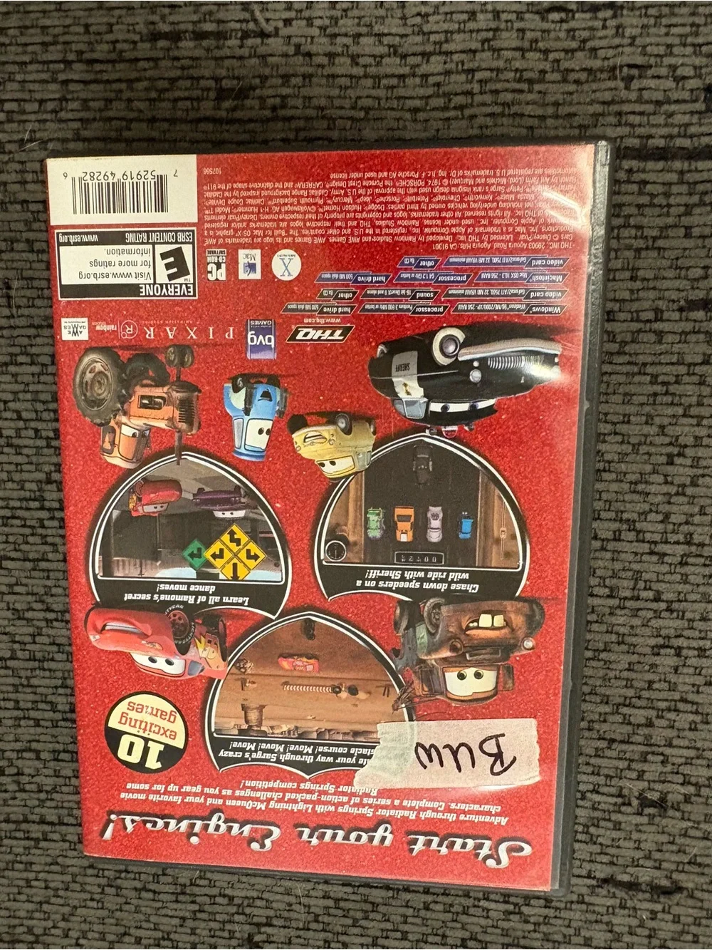 Cars Radiator Springs Kids game- Red